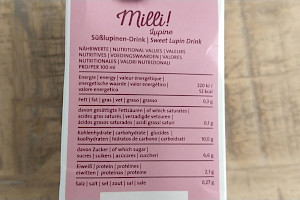 Milli Lupine Verpackung