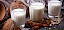 Drei verschiedene Milchsorten bzw. Drinks in Gläsern. Haferdrink, Kokosmilch und Mandeldrink - © stock.adobe.com / Yulia Furman / 132258832